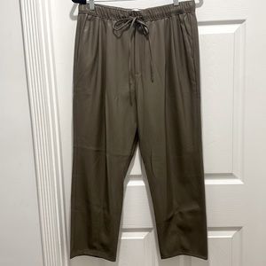 Zara Leather Jogger-like Pants